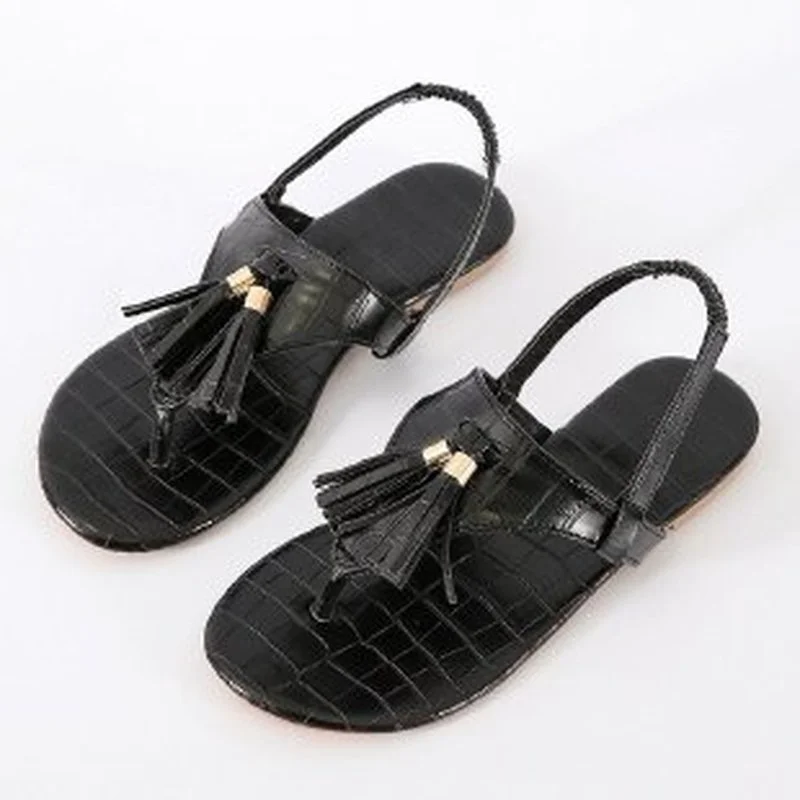 

2021 Open Toe Gladiator Shoes Bohemia Casual Comfort Flat Women Shoes Sandals Women Summer New Fashion Women's Sandals