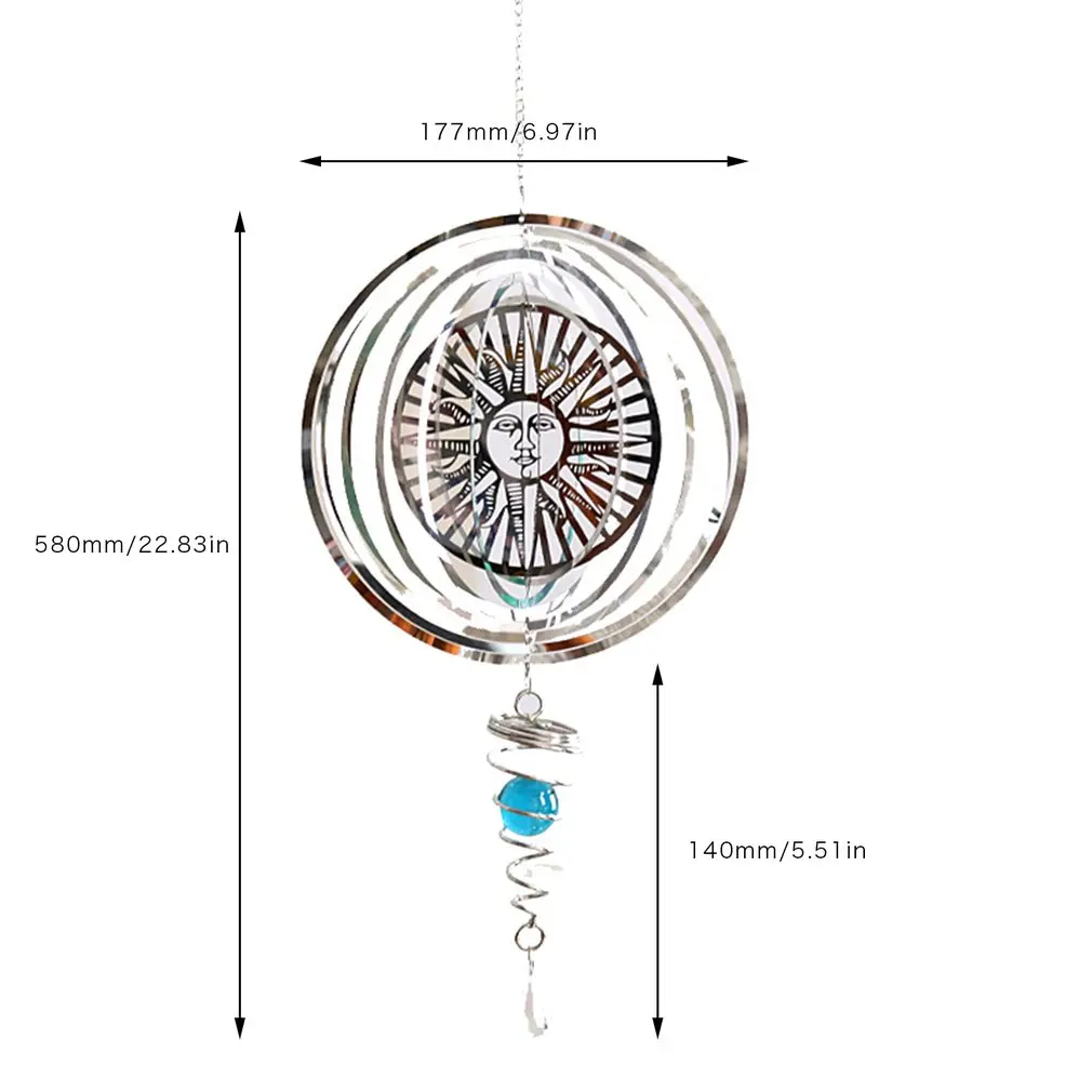 

Rotating Mirror Creative Household Pendant Sun Pendant Home Ornaments Bedroom Decorations Wall Hanging Decorations