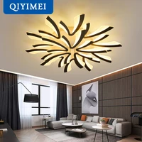 acrylic modern led ceiling lights for living room bedroom dining home indoor lamp lighting fixtures ac85 260v luminaria lampada