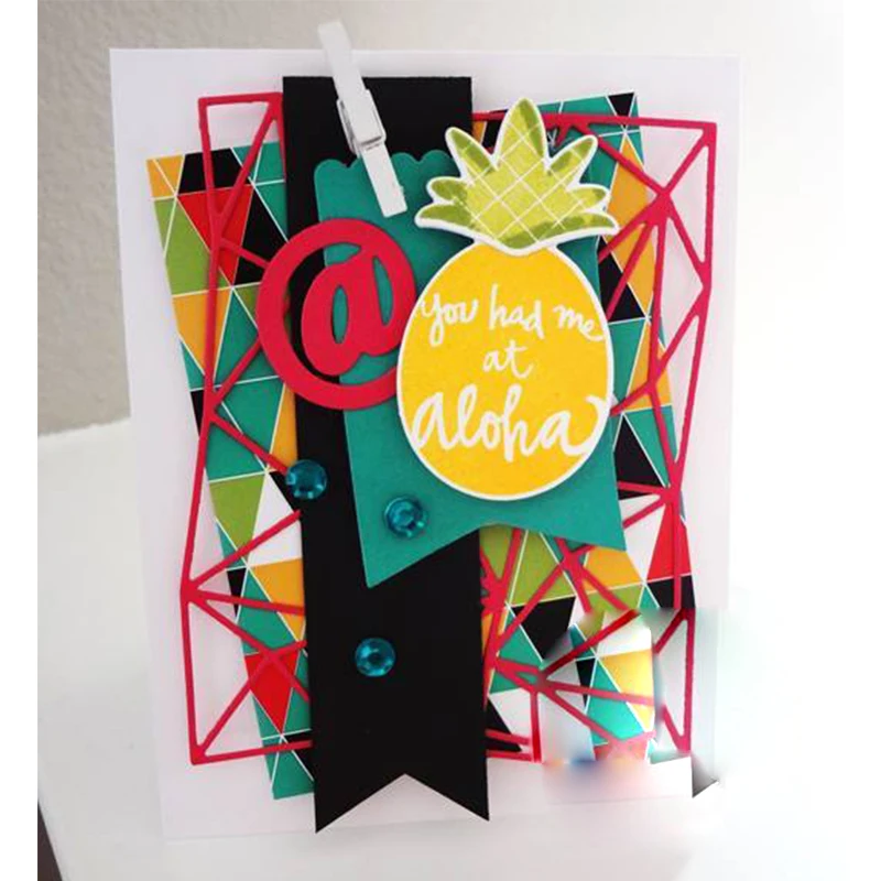 Металлические режущие штампы стерео ромбовидный узор высечки для изготовления