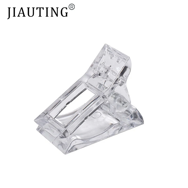 

JIAUTING Nail Clip Acrylic Nail Plastic Fake Finger Polish Extension Tips Quick Building Mold UV Gel LED Manicure Art Builder