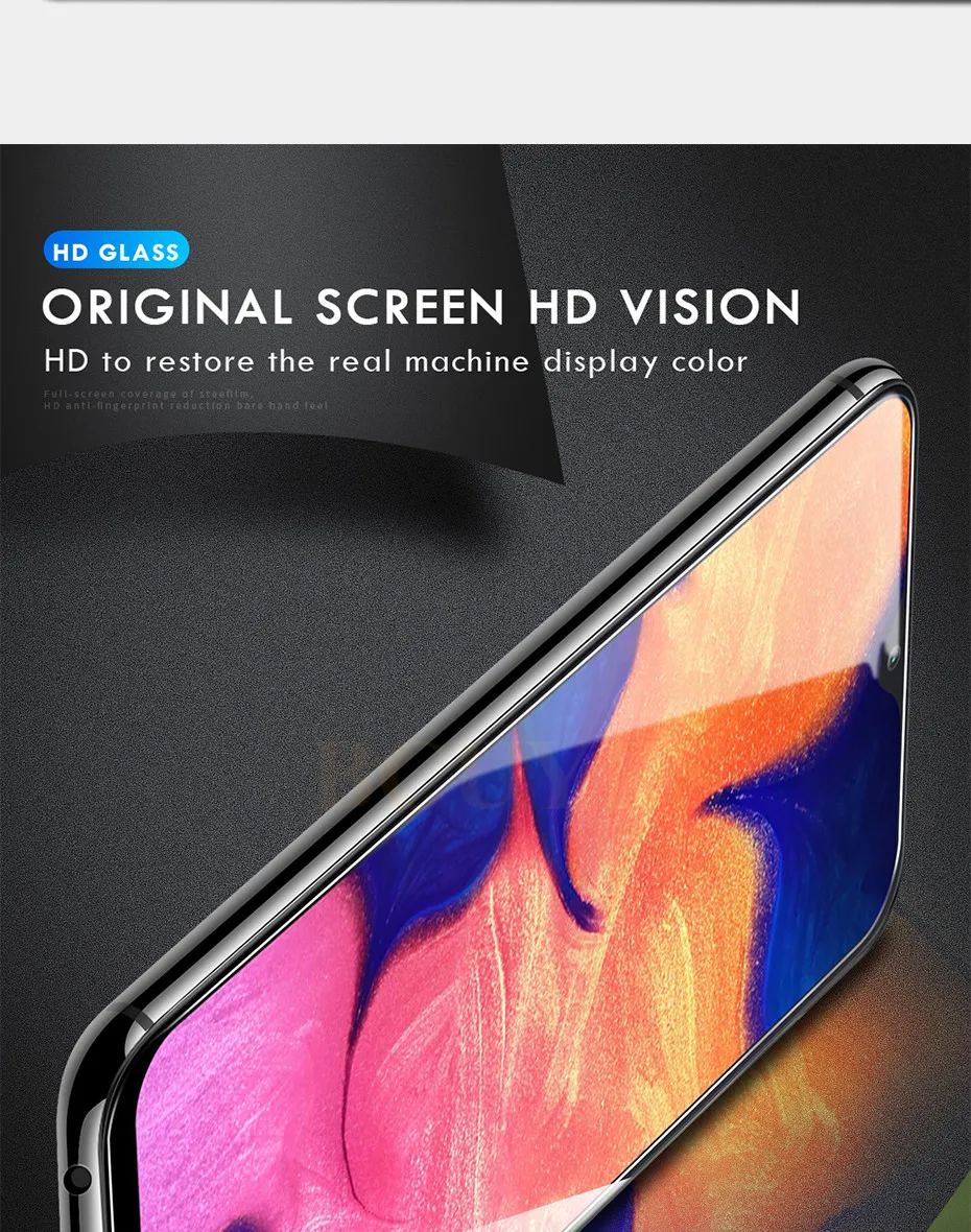 3 шт. защитный Стекло для samsung Galaxy A50 A40 A20 Экран протектор для samsung M10 M20 M30 A30 A70 A80 A90 A10 закаленное Стекло