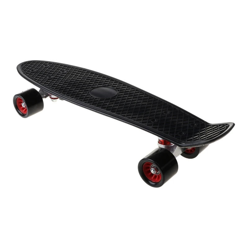 

22 inch Four-wheel Skateboard Single-Warp Kick Skate Board Aluminum Bracket for Beginners Boys Girls
