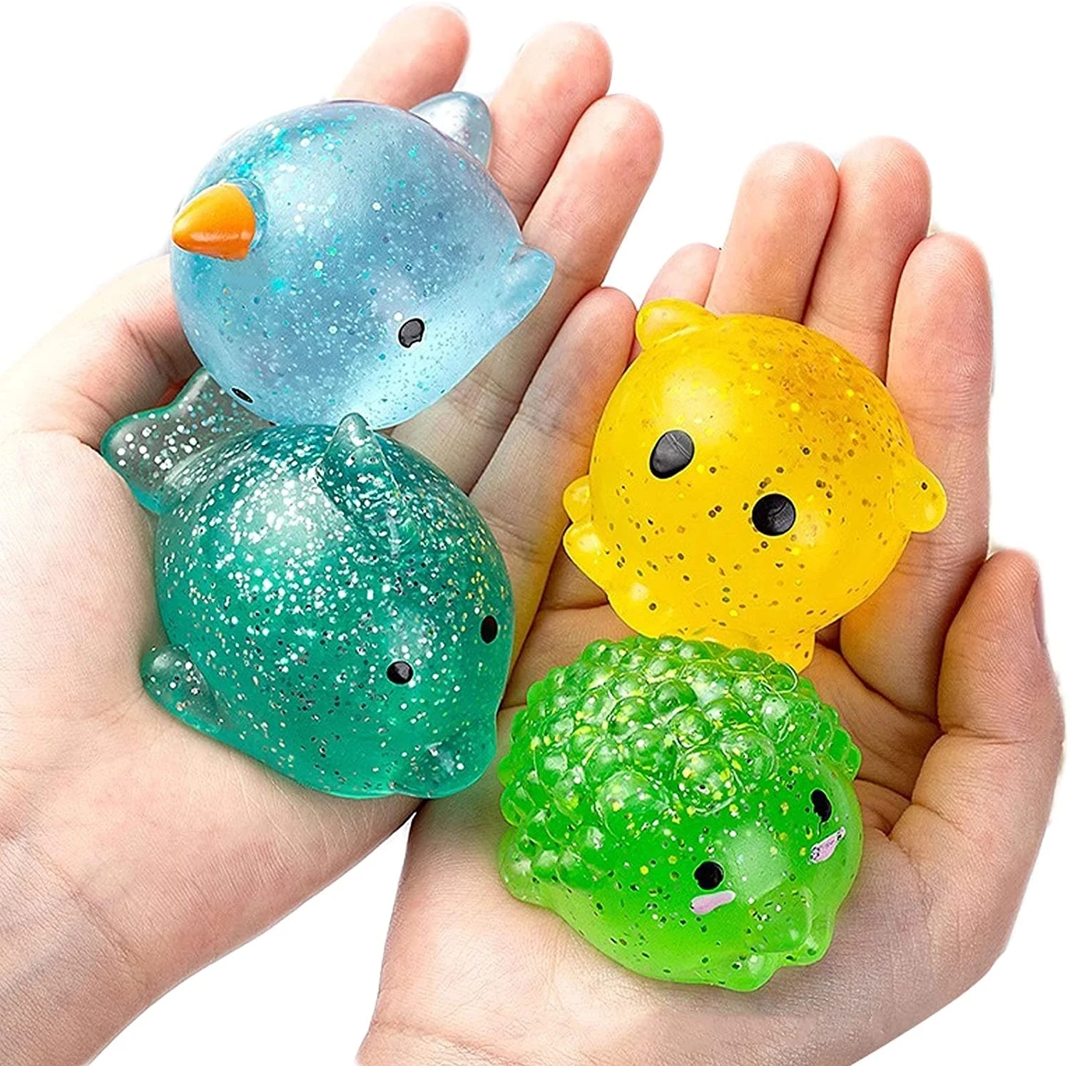 

Big Spongy Glitter Mochi Squishy Fidget Sensory Toys Kawaii Animal Stress Ball Powder Fun Soft Antistress Squeeze Children Toys