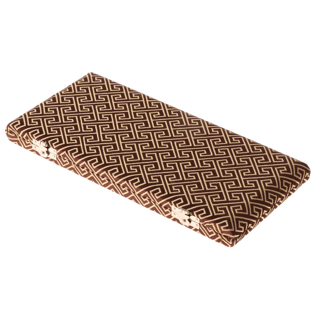 

Solid Wood Bassoon Reed Case Holder with Internal Thicken Flannel for 10Pcs Reeds Capacity