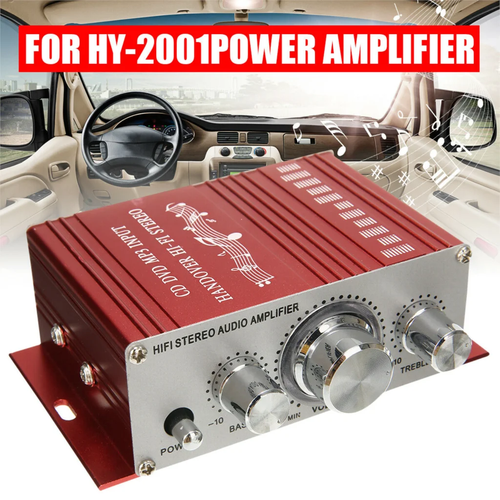 Стерео 12V Мини Мощность стерео аудио светодиодный Управление для автомобиля