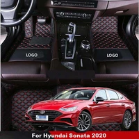 for hyundai sonata 2020 car floor mats auto carpets custom protect accessories dash rugs waterproof auto parts styling