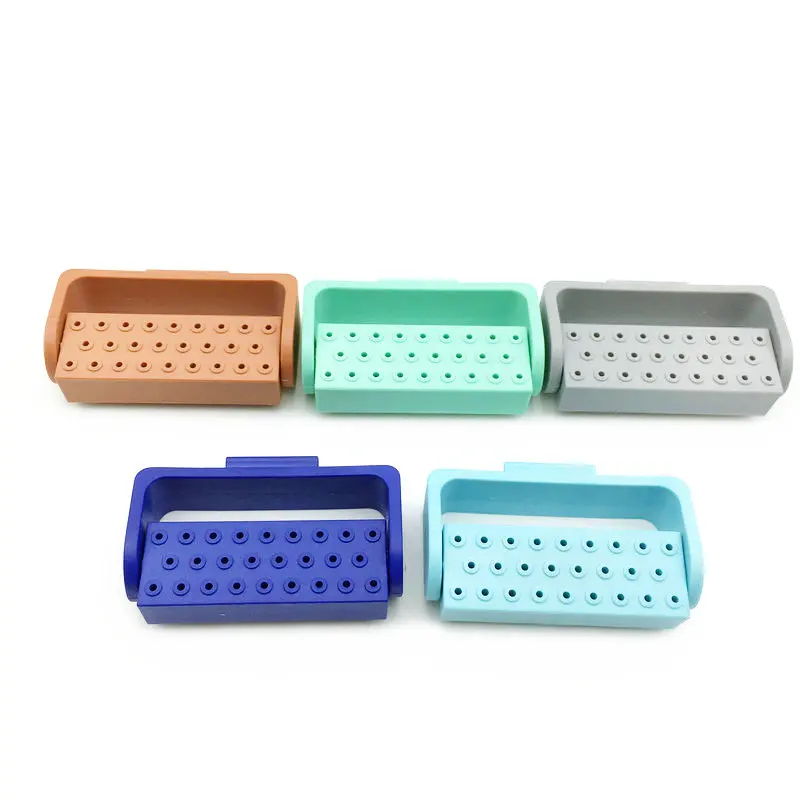 5 шт./лот стоматологический держатель для боров 26 отверстий ящик