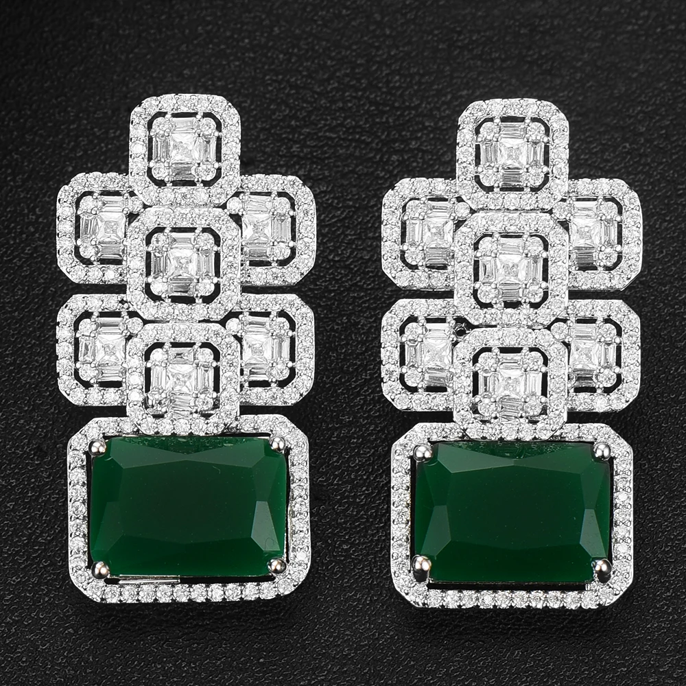 Женские серьги пусеты GODKI роскошные с фианитом ювелирные изделия высокого