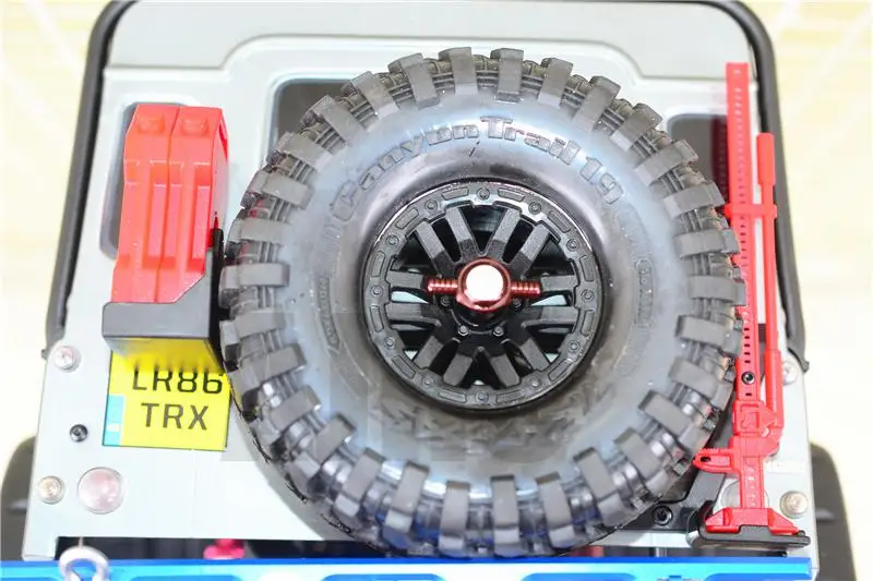 TRAXXAS TRX-4 Defender AXIAL SCX10 II JEEP алюминиевый Запасной инструмент для фиксации шин 1/10 RC