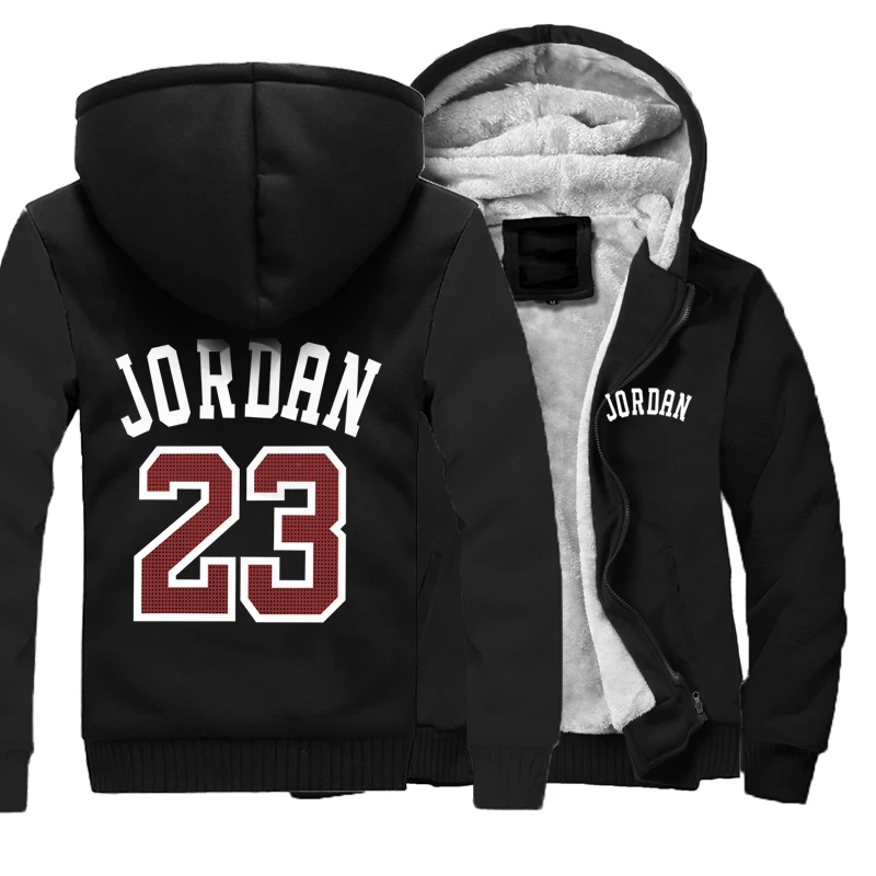 Мужские толстовки с капюшоном Jordan 23 Dikke Jas 2019 зимние реглан мужская уличная одежда