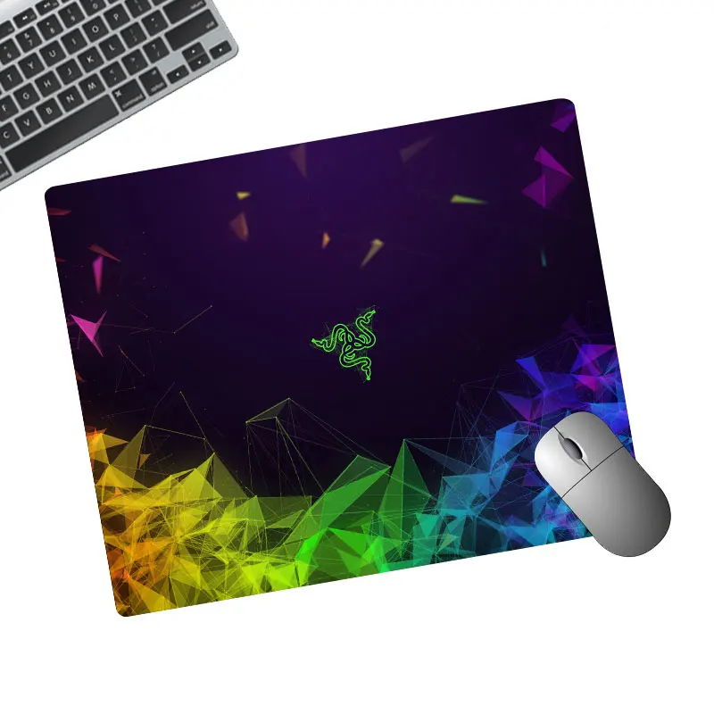 

Коврик для мыши Razer, коврик для клавиатуры, настольный прочный коврик для мыши, резиновый игровой декоративный коврик для маленьких геймеро...