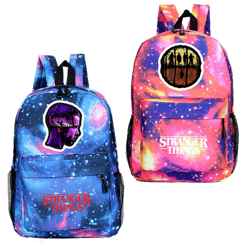 

Stranger Things College Students Schoolbag Cool Student Backpack Fashion Bagpack Primary School Book Bags for Teenage Boy