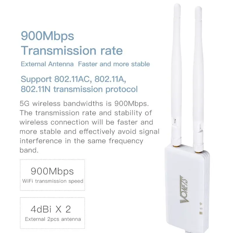 5G Беспроводной Wi-Fi маршрутизатор WiFi к RJ45 кабель Ethernet сеть APs мост ретранслятор |