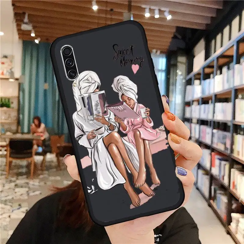

Cute Baby Super Girl mom Love Phone Case For Samsung galaxy S 21 20 10 8 A 50 21s 51 71 70 40 20 20e note 10 plus Ultra 5g fe