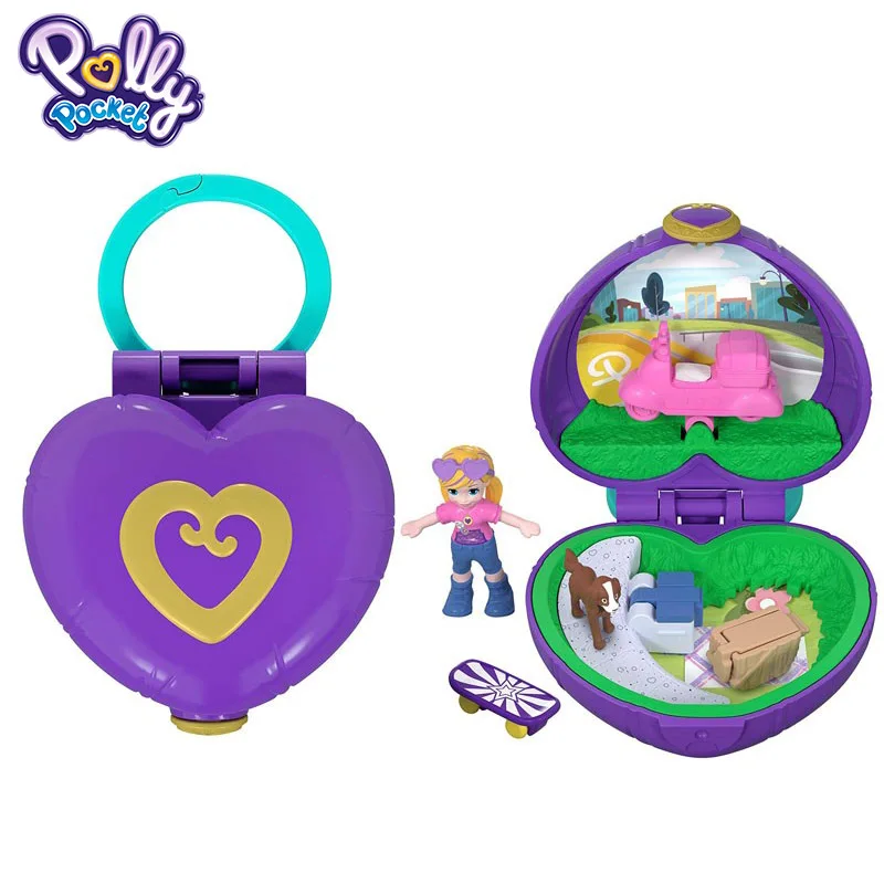 Mzi Mattel Polly карманная кукла скрытый мир мини-сцена для девочек, домашние игрушки для детей, Русалочка, детские игрушки, куклы для новорожденных - Цвет: Mzi