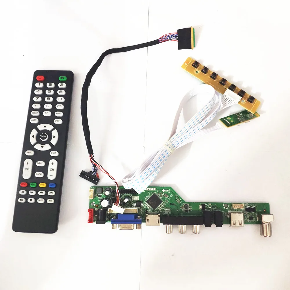 Для LTN156AT35 301/H01/P01 привод платы контроллера телевизора 15 6 &quotVGA + HDMI совместимый AV USB