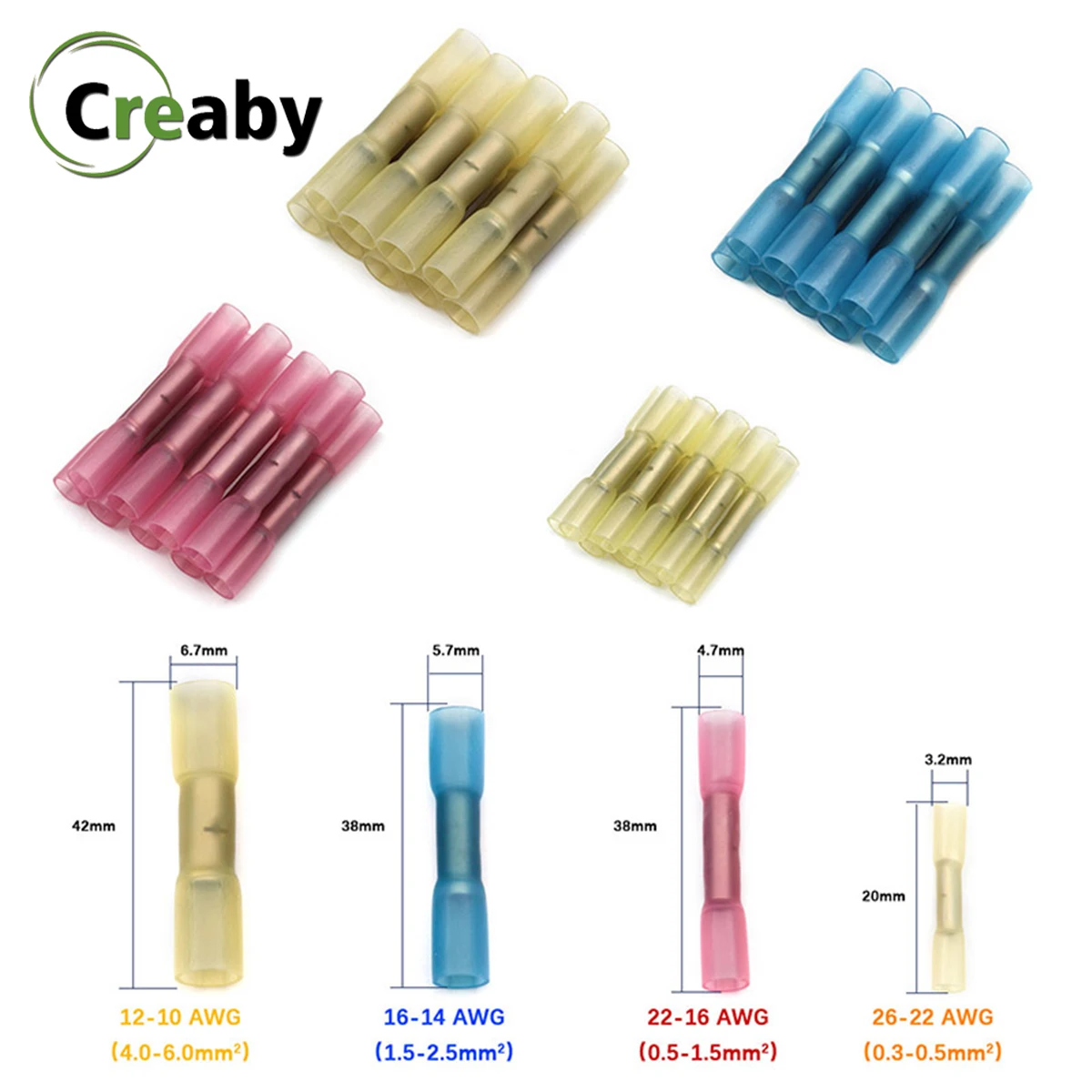 Изолированный тепловой фоторазъем стыковой 22 10 AWG кабель Водонепроницаемый