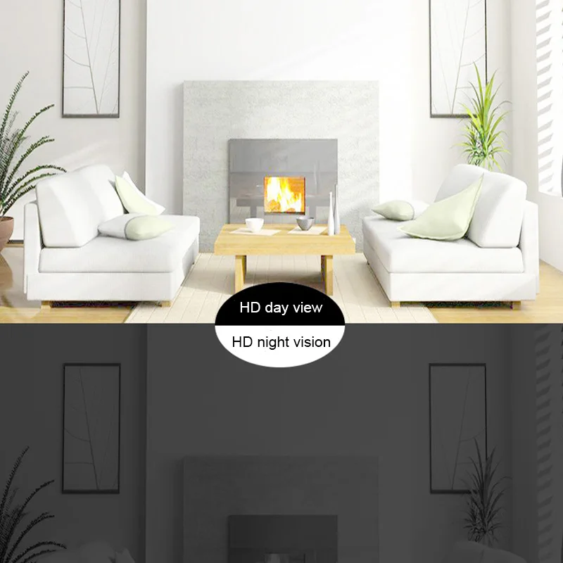 Беспроводная купольная мини камера 720P для улицы умного дома ночного видения