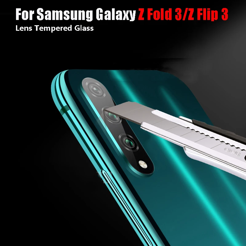 

For Samsung Galaxy Z Fold 3/Z Flip 3 5G Lens Tempered Glass Lens Case Protector for Galaxy Z Flip3 Protective Back Camera Film