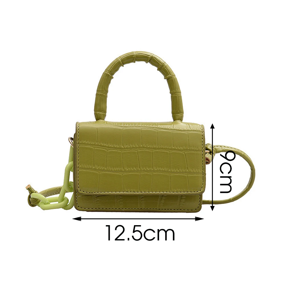 

Mini Crocodile Pattern Crossbody Totes For Women Shoulder Messenger Bag Handbags Ladies Travel CrossBody Bag Top-handle Purses