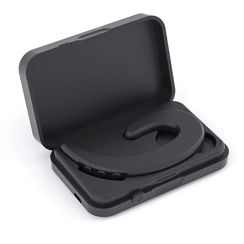 

Подвесные беспроводные наушники Y100 с костной проводимостью, бинауральная мини-Спортивная гарнитура с зарядным чехлом, Bluetooth 5,0, Hi-Fi наушники