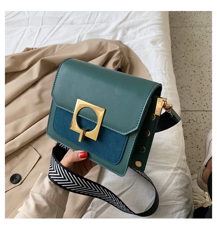 

Small Bag Women 2020 New Korean Version of Western Style Broadband Simple Small Square Bag Fashion Wild Messenger Shoulder Bag
