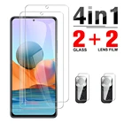 Закаленное стекло с полным покрытием для Xiaomi Redmi Note 10 Pro, Защитное стекло для объектива камеры Xaomi Readmi Note10 10Pro 6,67 дюйма