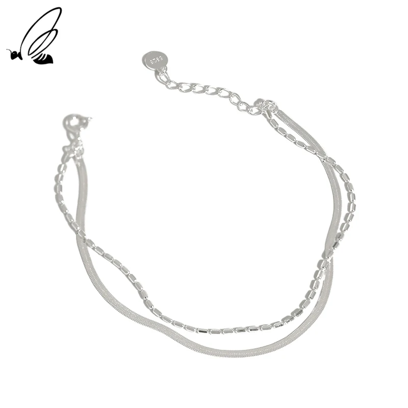 Браслеты на ногу женские из серебра 925 пробы цепочке | Украшения и аксессуары