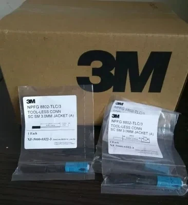 Good Quality 3M SC/UPC Pre-embedded optic fiber quick connector SC SM NPFG 8802-TLC/3 Fast Connector