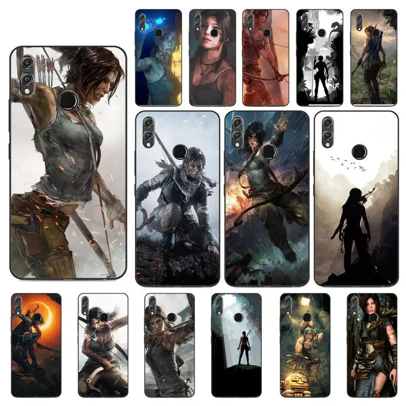 

Yinuoda Lara Croft Tomb Raider Phone Case For Huawei Honor 8 8S 8X 8A 9 9X 10 20 Lite 7C 7A 10i 20i