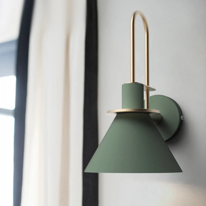 

Современные Настенные светильники серии макарон в скандинавском стиле, креативные прикроватные лестницы для гостиной, спальни, кабинета, к...