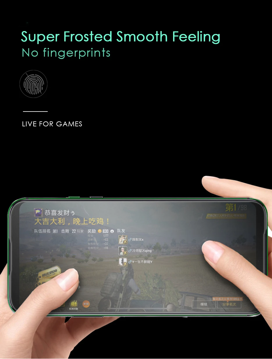 Матовая пленка CHYI для Xiaomi Mi 9T black shark 2 Pro, защитная пленка без отпечатков пальцев, 3D изогнутая, полное покрытие, матовая пленка, не стекло