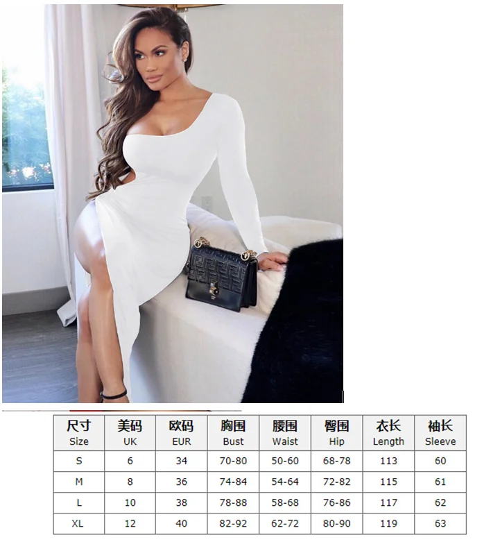 Женское платье с разрезом и открытой спиной