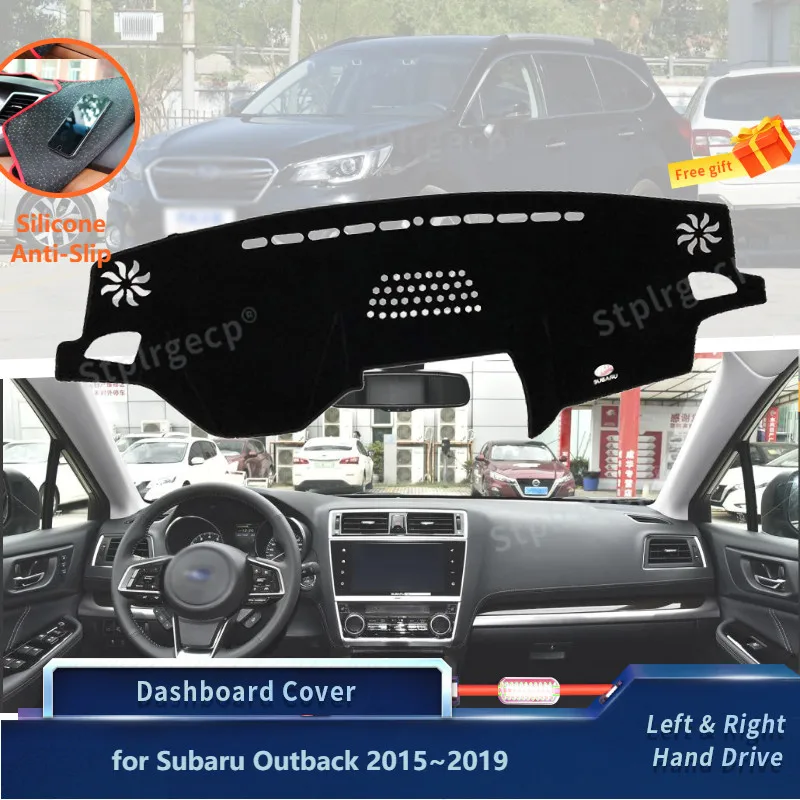 

for Subaru Outback 2015-2019 Silicone Anti-Slip Mat Dashboard Cover Pad Sunshade Dashmat Accessories Protect Carpet Anti-UV