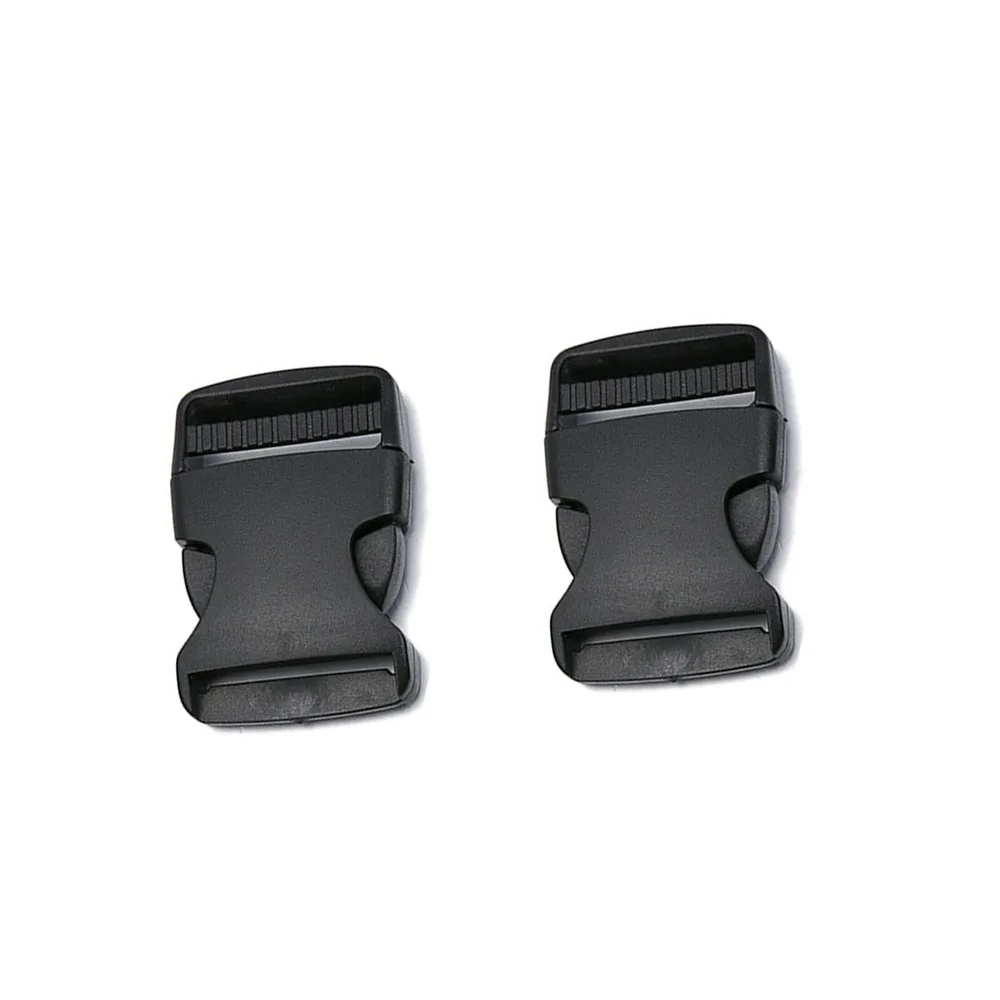 

2Pcs Quick Release Buckle 38mm Plastic Side Backpack Webbing Camping Hiking