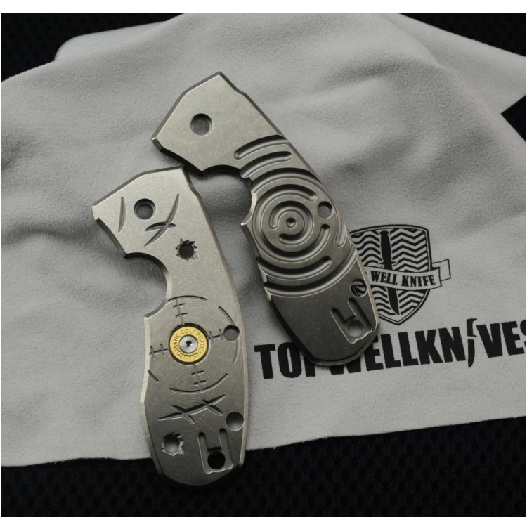 1 шт. титановый сплав ручка Весы для SPYDERCO C158|Ножи| |