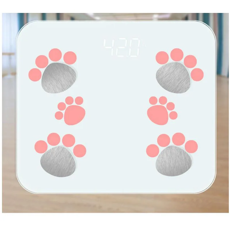 Умные весы usb зарядка для жира новые светодиодный дисплей Bluetooth подключение