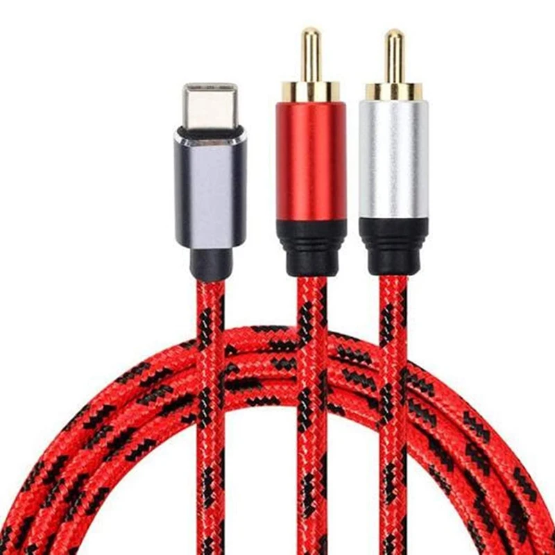 USB C/Type C папа 2 RCA Мужской o кабель для Pad Pro 2018 Google Pixel 3/2/2xl Moto Z(10 футов)|Кабели VGA| |