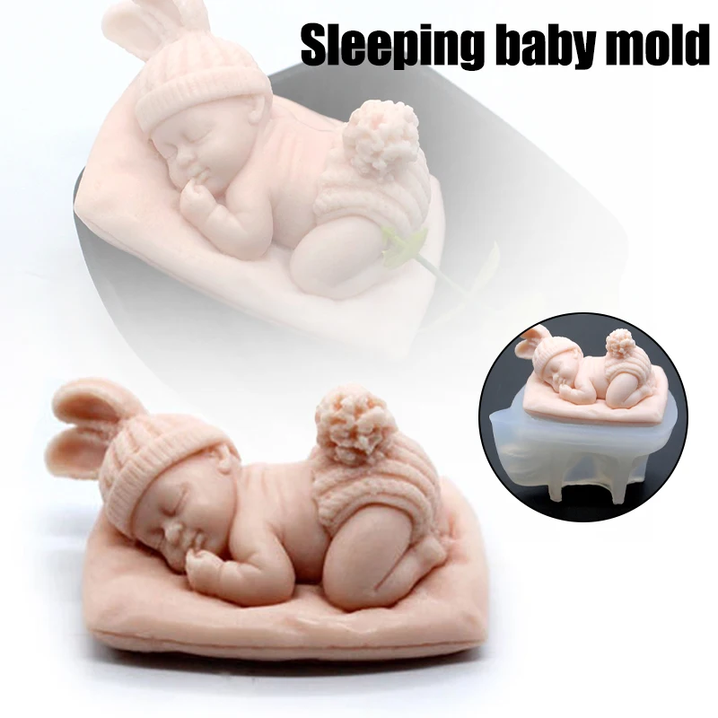 

Silicone Mold Baby Handmade Soap Decoration Mold Diy Special Craft Supplies for Bathroom Home Decoration TS3