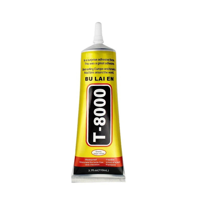 

T8000 110ml Super Glue Sticks Multipurpose Adhesive Rhinestone Jewelry DIY Phone Screen Frame Epoxy Resin T-8000 Nail Gel Glue