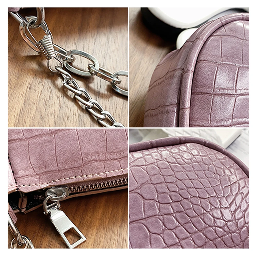 Женская винтажная Сумка-клатч из ПУ кожи с крокодиловым узором повседневная