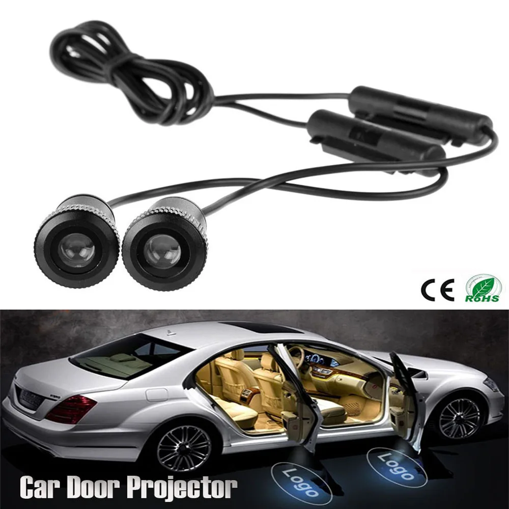 Из 2 предметов оправы темные очки с логотипом projecteur de lumière bienvenue porte voiture pour