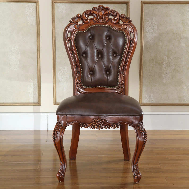 Классический обеденный набор круглый стол и стулья WA648 | Мебель