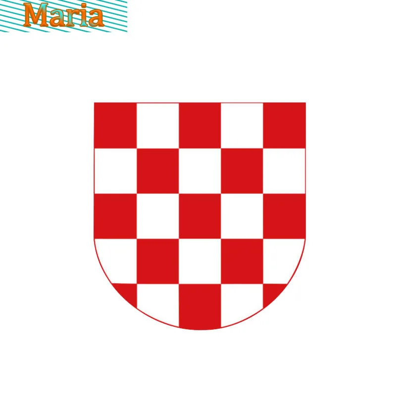 

Personality Croatia Coat of Arms Flag Car Sticker Laptop Decal Waterproof KK Vinyl PVC JDM JEEP Van Bike Offroad RV A4 Q3 Polo