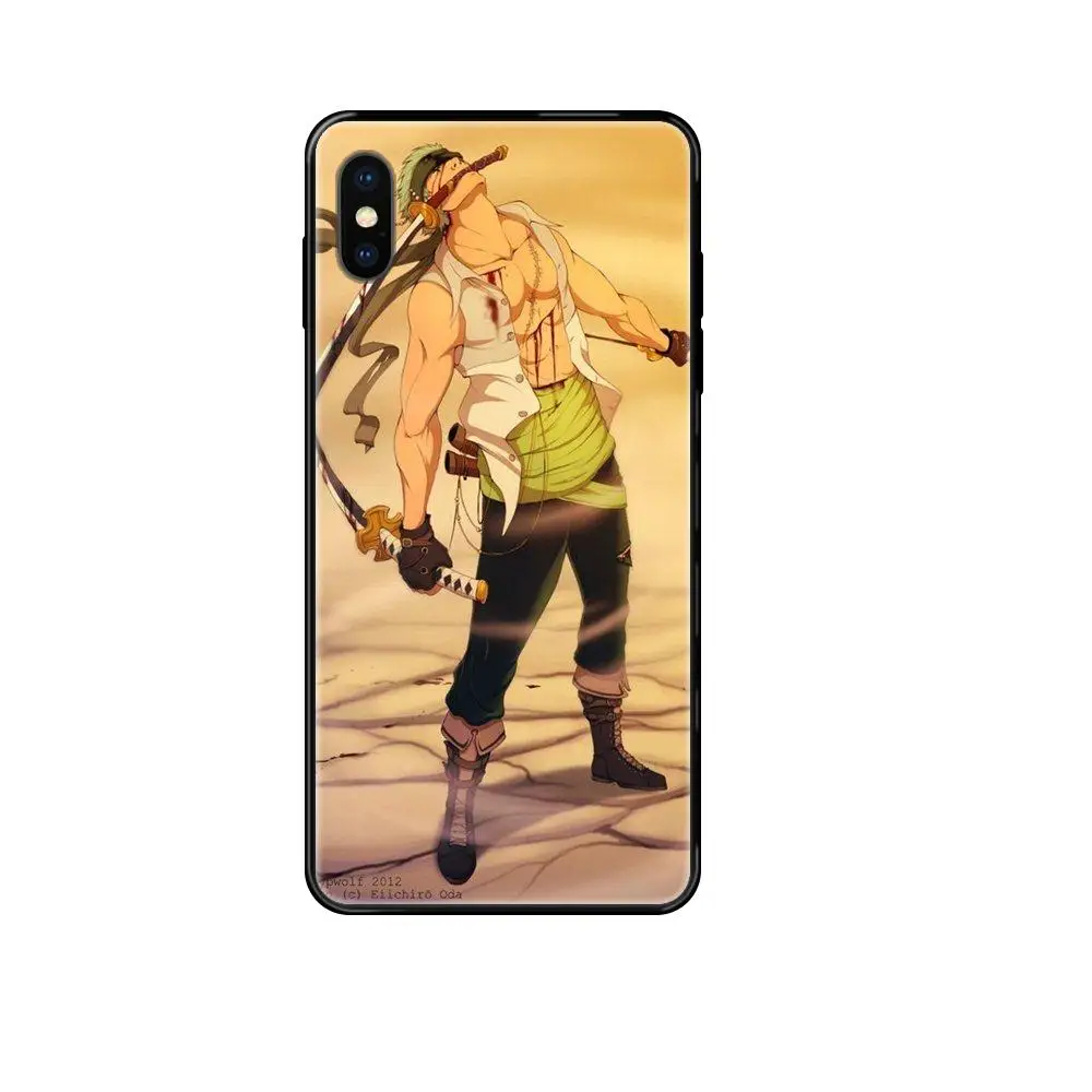 Для Xiaomi Mi Note A1 A2 A3 5 5s 6 8 9 10 SE Lite Pro Ultra One Piece Roronoa Zoro Print Лучшая цена черный мягкий