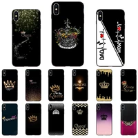 queen king crown princess phone case for iphone 12 11 pro max case for iphone 11 12 mini xs max x xr se2 8 7 6s plus case