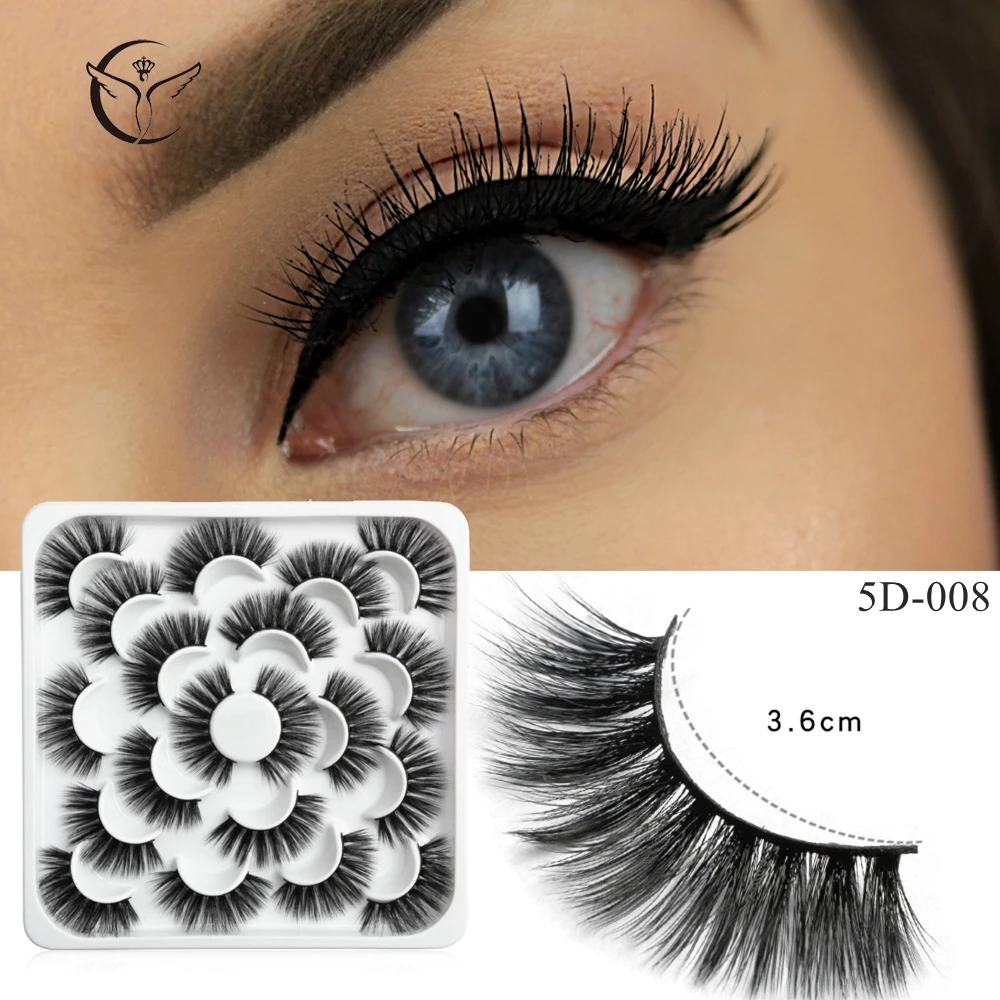 Mink eyelashes 3d mink hair eyelashes10 pairs long makeup 3d faux nature fake lashes extension false eyelashes Wholesale(10P