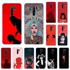 Мягкий чехол из ТПУ для телефона Xiaomi Redmi 9, 9a, 9C, 8A, 7A, Note 10, 9, 9S, 9T, 8T, 8, 7 Pro, Mi POCO X2, X3, F1, чехол с изображением плохой девушки, дьявола, женщины