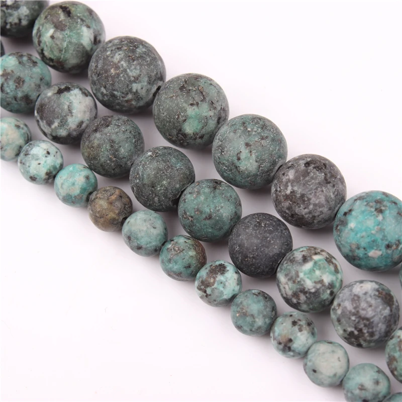 

NaturalJewellryFrosted African PineLooseBead4/6/8/10/12MMSuitableForJewelryMakingDIYBraceletNecklace